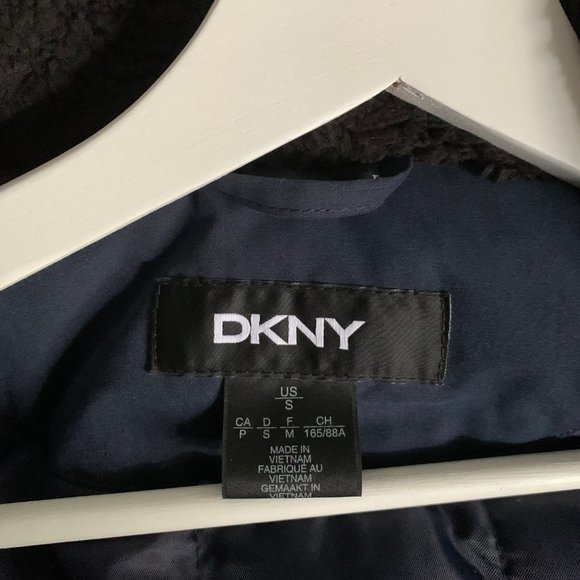 DKNY Faux-Fur Anorak Jacket (Size Small) - Picture 3 of 11